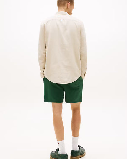 TJM REG LINEN BLEND SHIRT - Gentle Gold