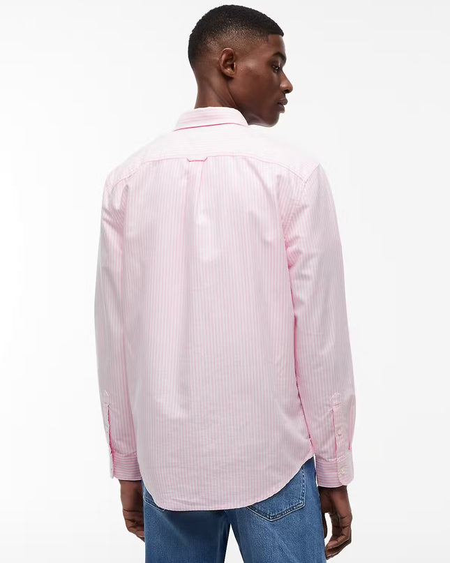 Tommy Jeans Regular Stripe Oxford Shirt - Pink Daisy Stripe