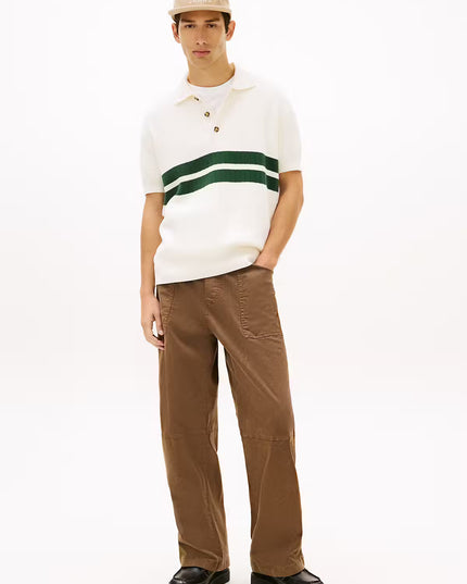 TJM Regular SS Knitted Polo - Ancient White