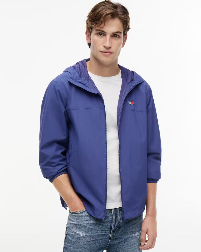 TJM Chicago Packable Jacket - Blue Storm