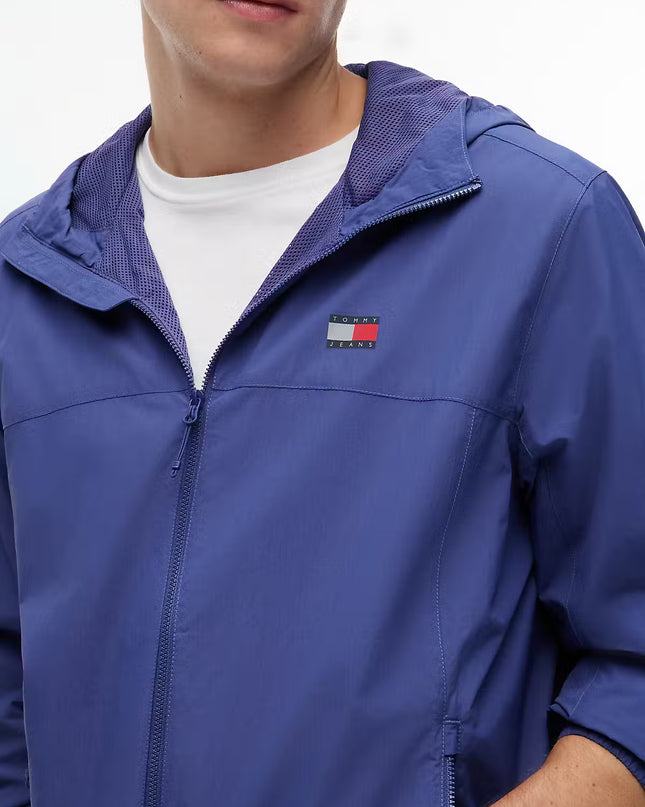 TJM Chicago Packable Jacket - Blue Storm