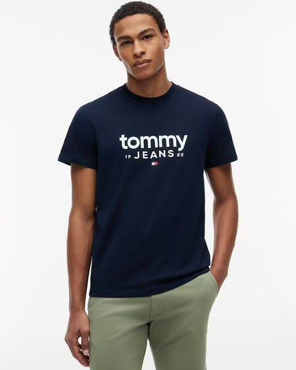 Tommy Jeans Slim Graphic T-Shirt - Dark Night Navy