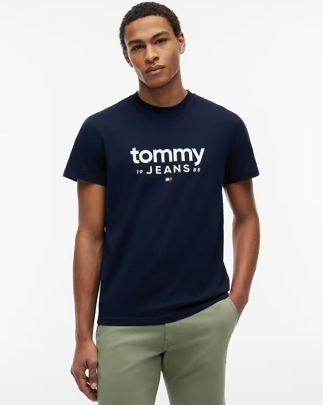 Tommy Jeans Slim Graphic T-Shirt - Dark Night Navy
