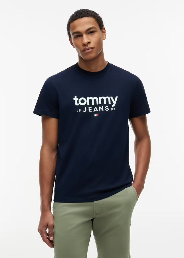 Tommy Jeans Slim Graphic T-Shirt - Dark Night Navy