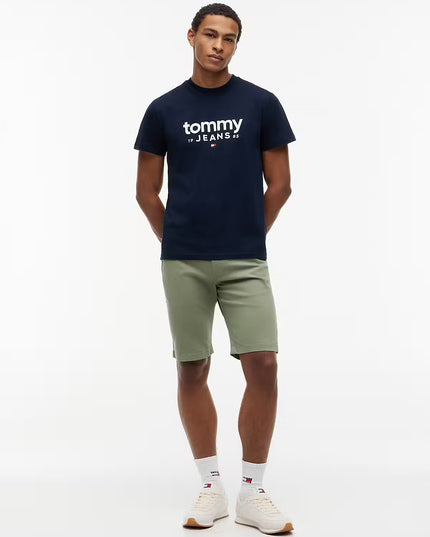 Tommy Jeans Slim Graphic T-Shirt - Dark Night Navy