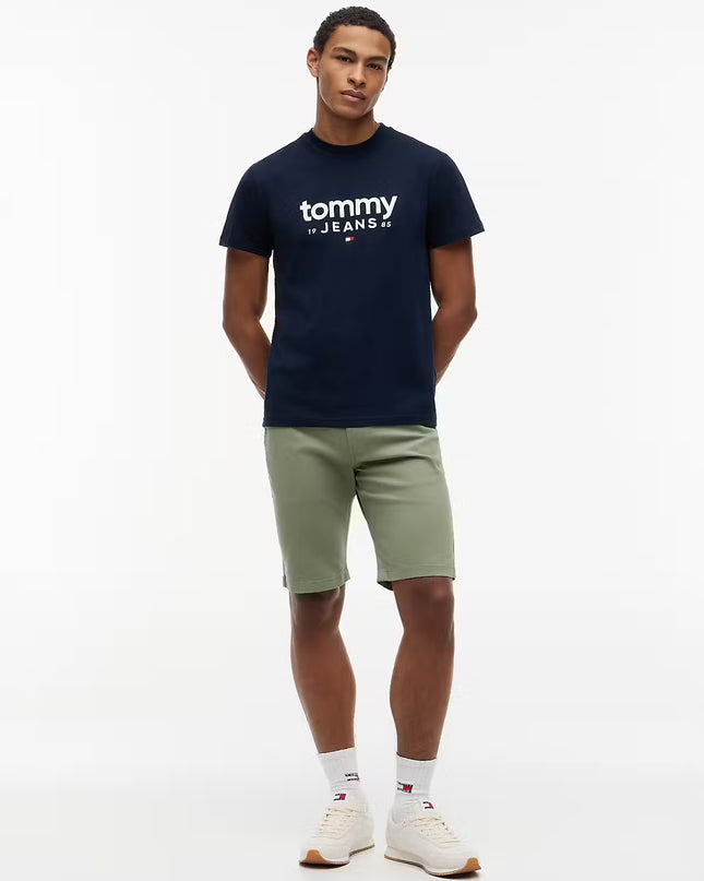 Tommy Jeans Slim Graphic T-Shirt - Dark Night Navy