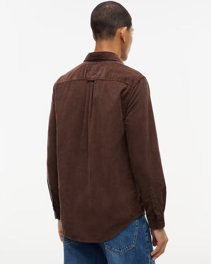 TJM Regular Corduroy Shirt - Hemlock Brown