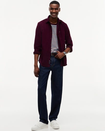 Regular Fit Corduroy Shirt - Calypso Berry