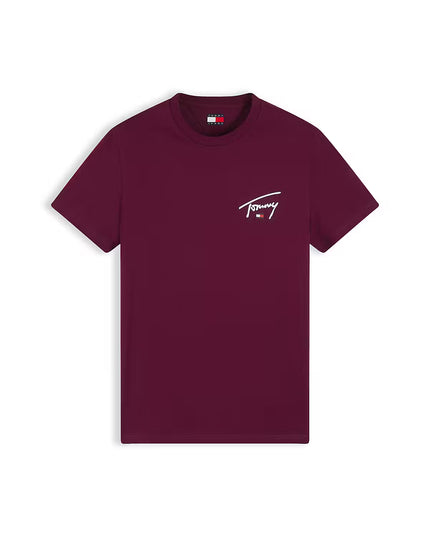 Slim Signature Chest Tee - Calypso Berry