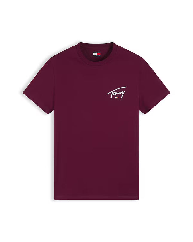 Slim Signature Chest Tee - Calypso Berry