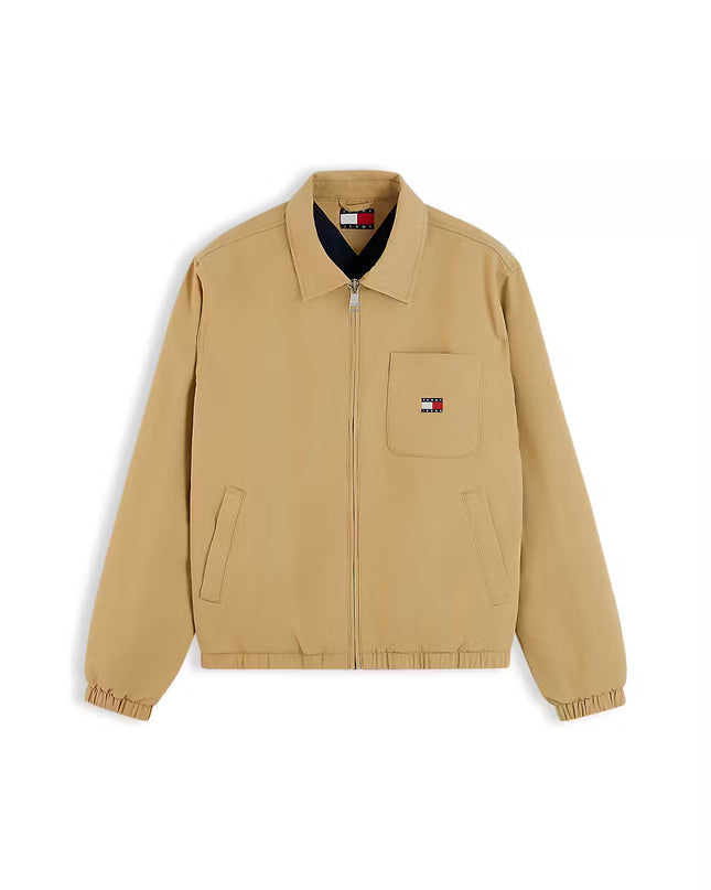 Harrington Cotton Jacket - Sandy Beige