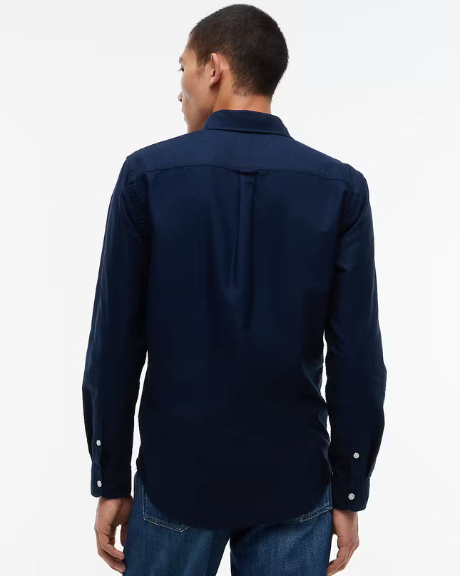 Regular Fit Flannel Shirt - Basic Navy