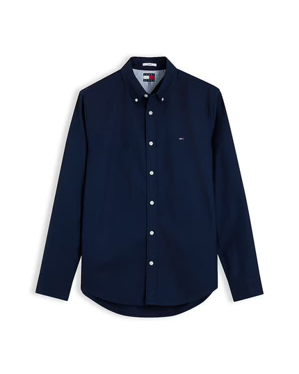 Regular Fit Flannel Shirt - Basic Navy