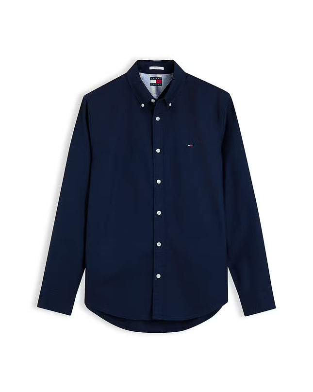 Regular Fit Flannel Shirt - Basic Navy