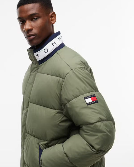 Colour-Blocked Relaxed Ripstop Puffer Jacket - Rocky Mountain