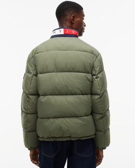 Colour-Blocked Relaxed Ripstop Puffer Jacket - Rocky Mountain