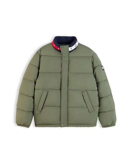 Colour-Blocked Relaxed Ripstop Puffer Jacket - Rocky Mountain