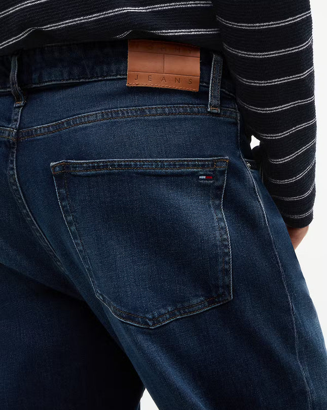 TJM Ryan Slim Straight Jeans - Denim Blue Black
