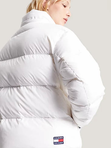 Tommy Jeans - Hooded Alaska Puffer Jacket - White