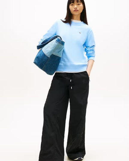 Regular Essential Fleece Crew - Light Powdery Blue