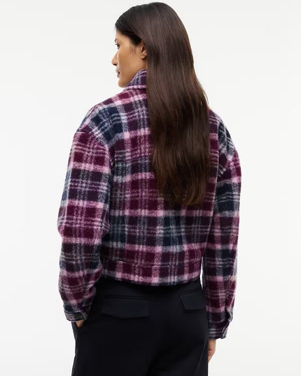 Wool Blend Trucker Jacket