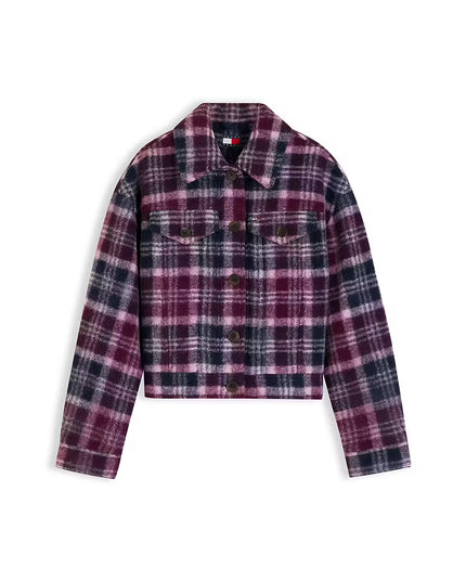 Wool Blend Trucker Jacket