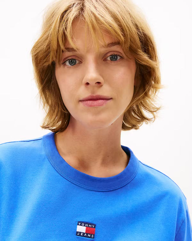 TJW Boxy Badge T-Shirt - Empire Blue