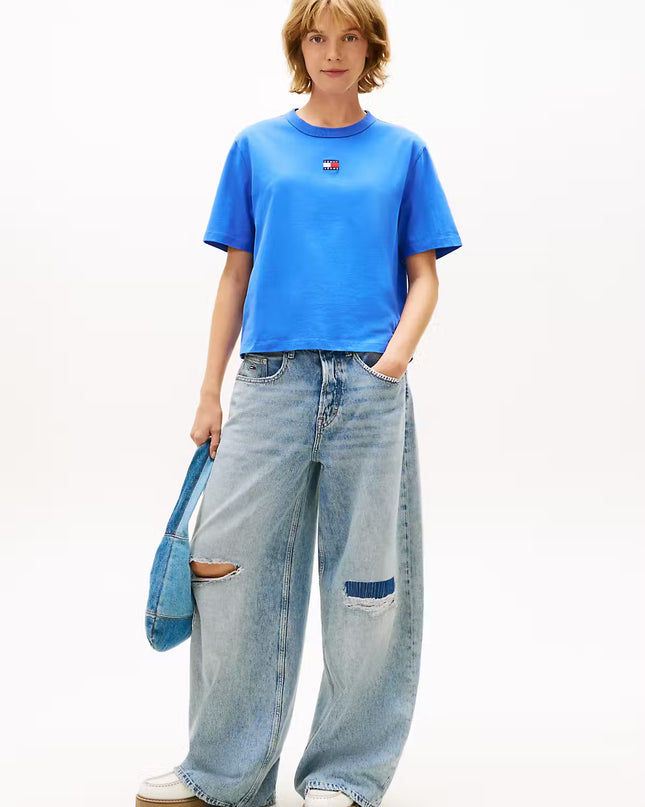 TJW Boxy Badge T-Shirt - Empire Blue