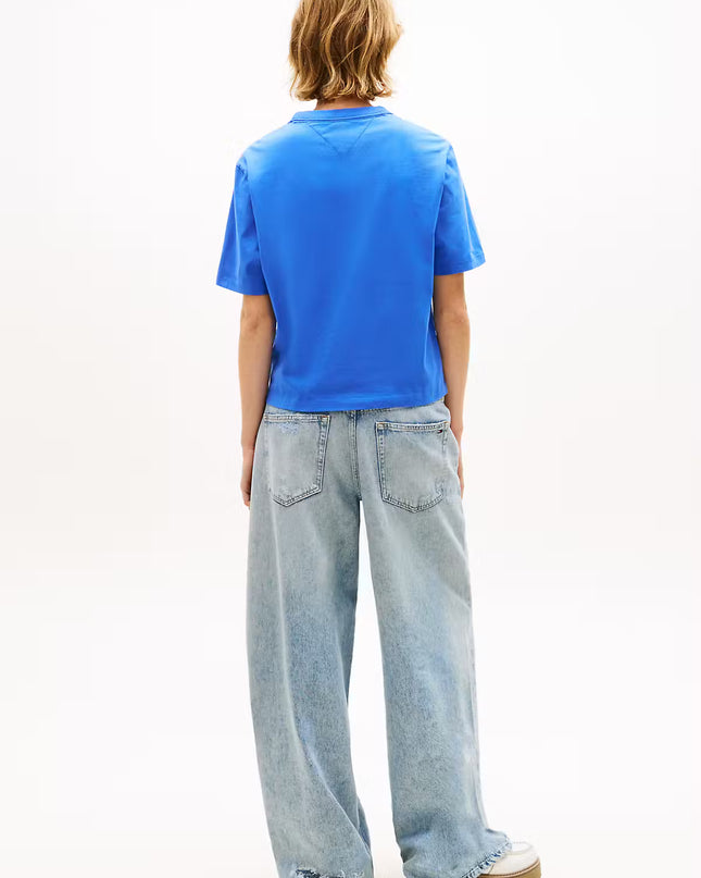 TJW Boxy Badge T-Shirt - Empire Blue