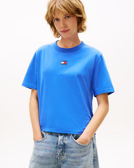 TJW Boxy Badge T-Shirt - Empire Blue