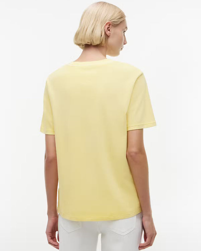 TJW RLX GMD VARSITY SS TEE EXT - Citronella