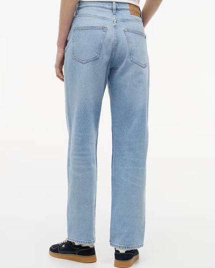 Layla High Rise Straight Jean - Light Blue
