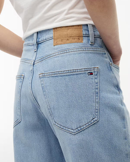 Layla High Rise Straight Jean - Light Blue