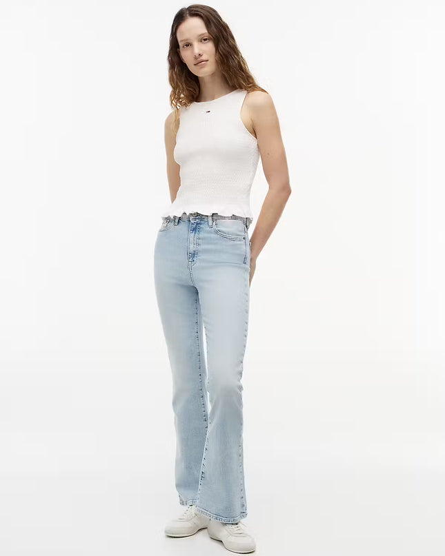 Smock Slim Tank Top - Ancient White