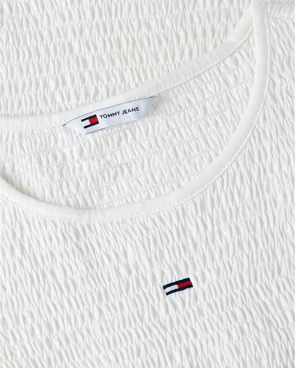 Smock Slim Tank Top - Ancient White