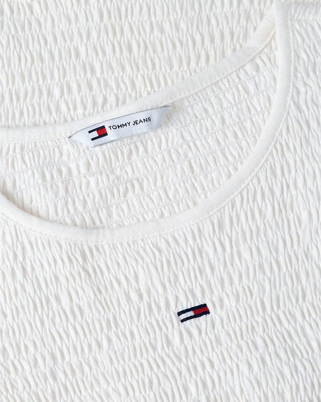 Smock Slim Tank Top - Ancient White