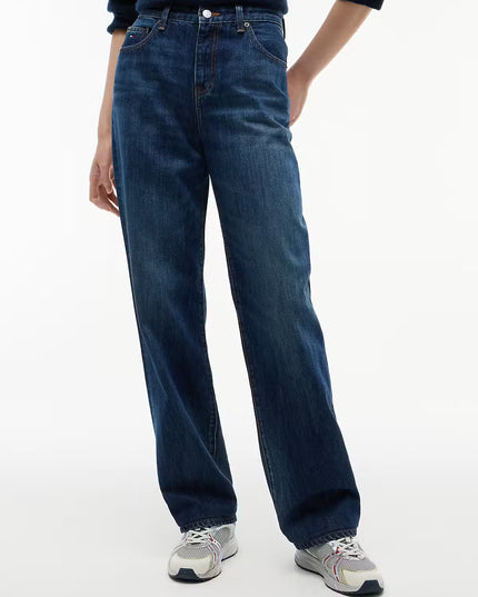 TJW Kira Mid Rise Straight Leg Jean