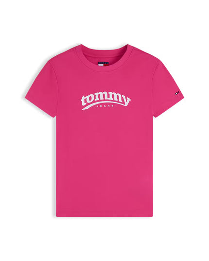 Slim Essential Logo T-Shirt - Bright Cerise Pink