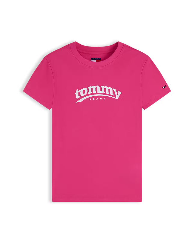 Slim Essential Logo T-Shirt - Bright Cerise Pink