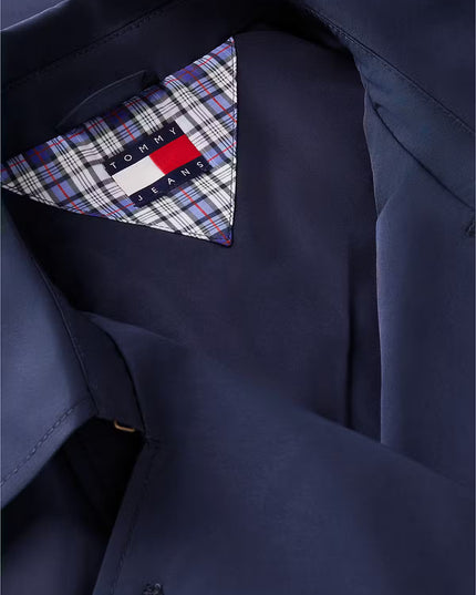 Short Trench Jacket - Dark Blue