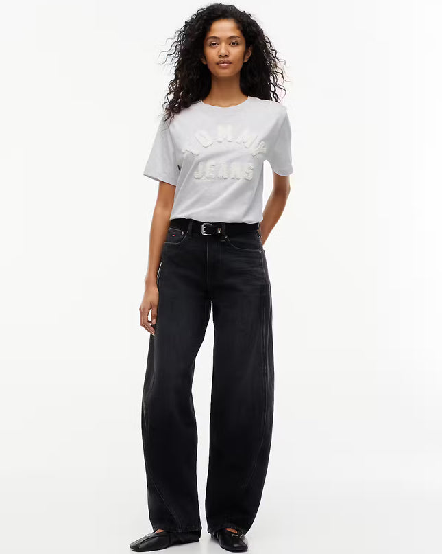 Textured Logo T-Shirt - Ice Grey Heather