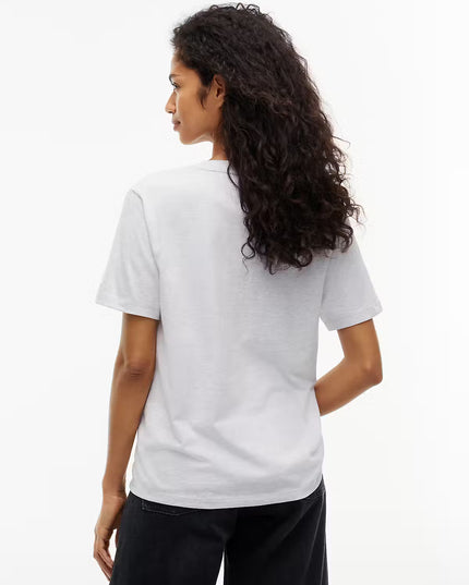 Textured Logo T-Shirt - Ice Grey Heather