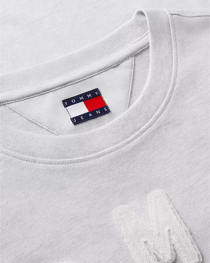 Textured Logo T-Shirt - Ice Grey Heather