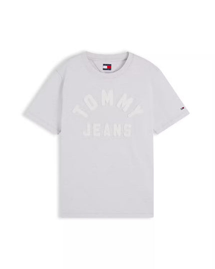 Textured Logo T-Shirt - Ice Grey Heather