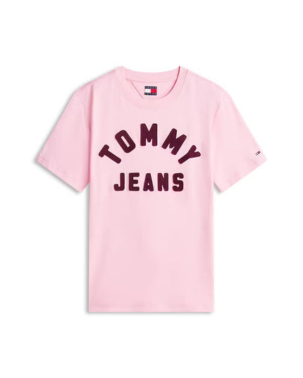 TJW Textured Logo T-Shirt - Pink Sugar