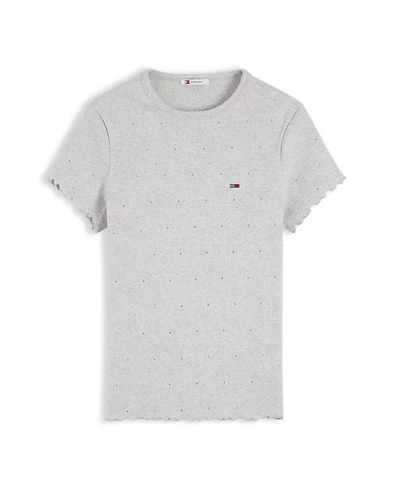 TJW Party Rib T-Shirt - Ice Heather Grey
