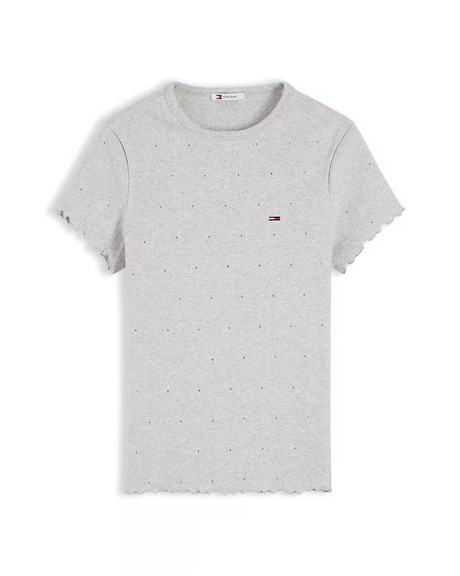 Party Rib T-Shirt - Ice Heather Grey