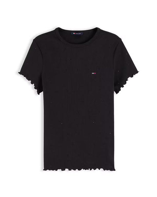 Party Rib T-Shirt - Black