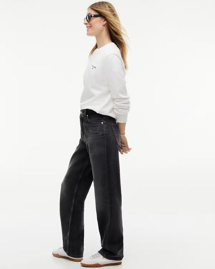 TJW Layla High Rise Straight Black Jeans
