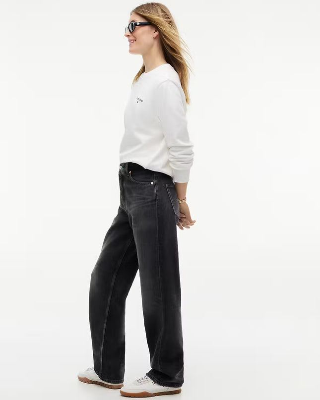 Layla High Rise Straight Black Jeans